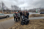 На прошлой неделе наш дружный коллектив принял участие в общегородском субботнике