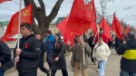 Костромские коммунисты отметили Первомай шествием и призывом к солидарности