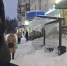 В Костроме сброшенный с крыши снег уничтожил остановку - Интернет-телевидение Логос